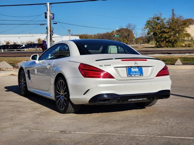 used 2018 Mercedes-Benz SL 550 car, priced at $46,000