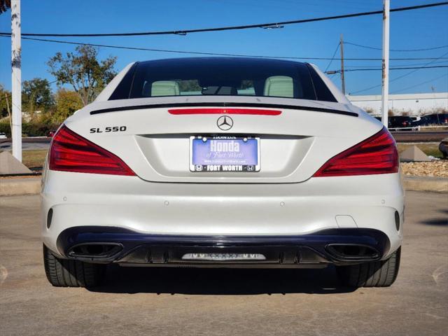 used 2018 Mercedes-Benz SL 550 car, priced at $46,000