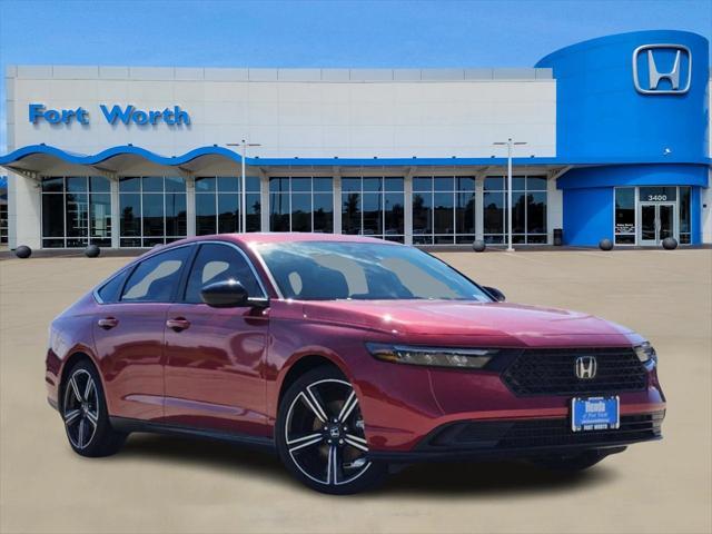 new 2024 Honda Accord Hybrid car, priced at $33,075