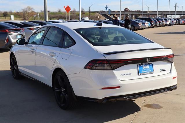 used 2024 Honda Accord Hybrid car, priced at $32,900