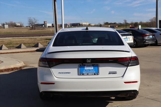 used 2024 Honda Accord Hybrid car, priced at $32,900