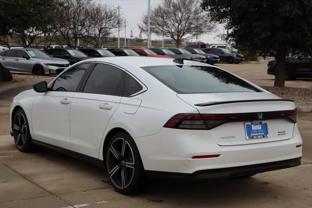 used 2024 Honda Accord Hybrid car, priced at $29,700