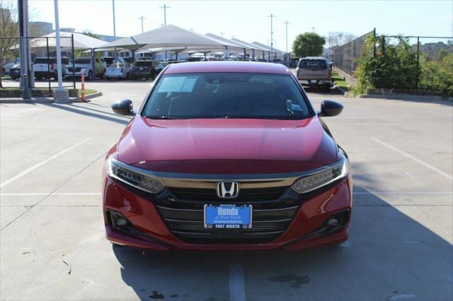 used 2021 Honda Accord car, priced at $25,600