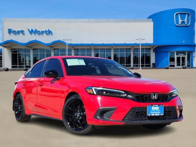 used 2022 Honda Civic car, priced at $25,500