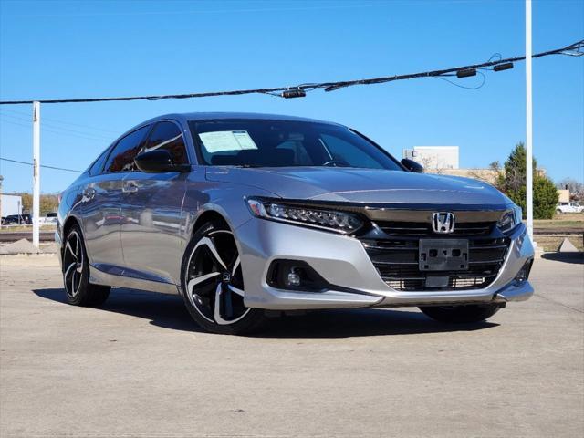 used 2021 Honda Accord car, priced at $25,500