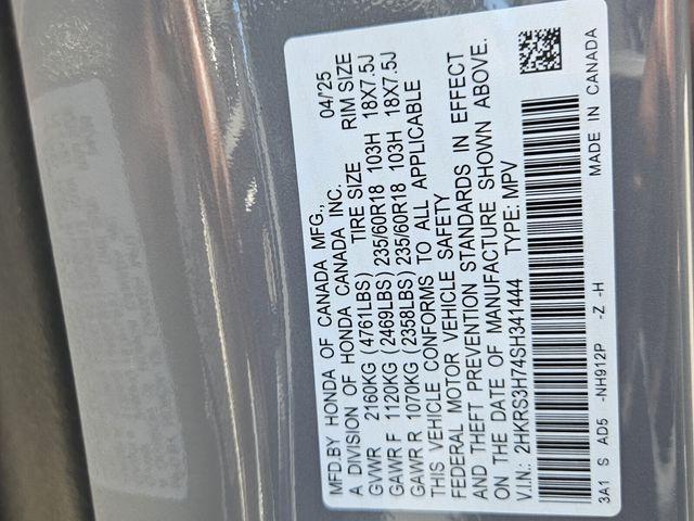 new 2025 Honda CR-V car, priced at $36,350