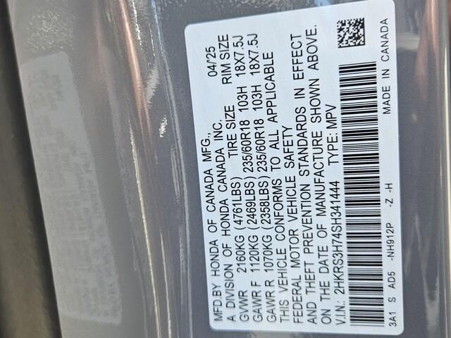 new 2025 Honda CR-V car, priced at $36,350