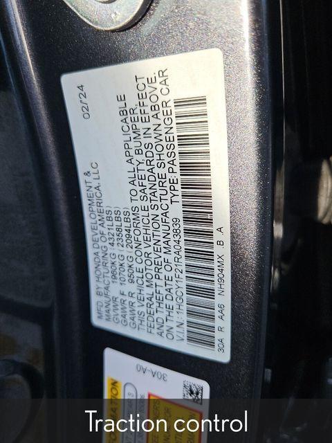 used 2024 Honda Accord car, priced at $26,962