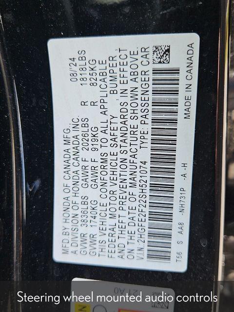 used 2025 Honda Civic car, priced at $24,741