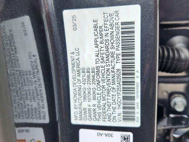 new 2025 Honda Accord car, priced at $28,257