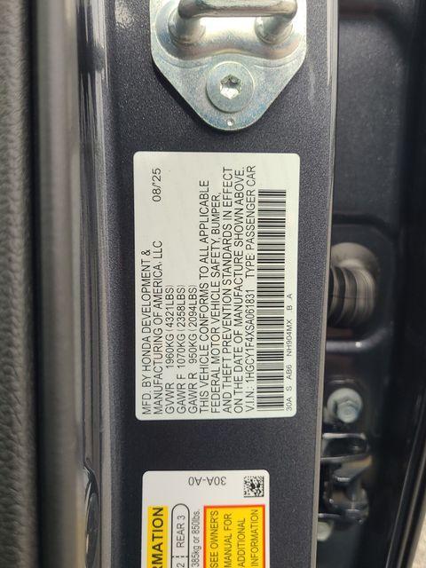 new 2025 Honda Accord car, priced at $30,510