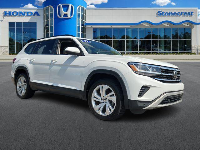 used 2021 Volkswagen Atlas car, priced at $22,403