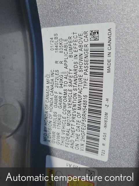 used 2024 Honda Civic car, priced at $25,997