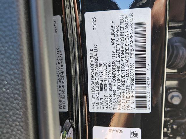 new 2025 Honda Accord car, priced at $28,257