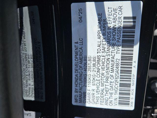 new 2025 Honda Accord Hybrid car, priced at $39,450