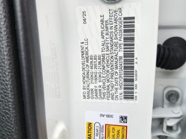 new 2025 Honda Accord Hybrid car, priced at $35,545