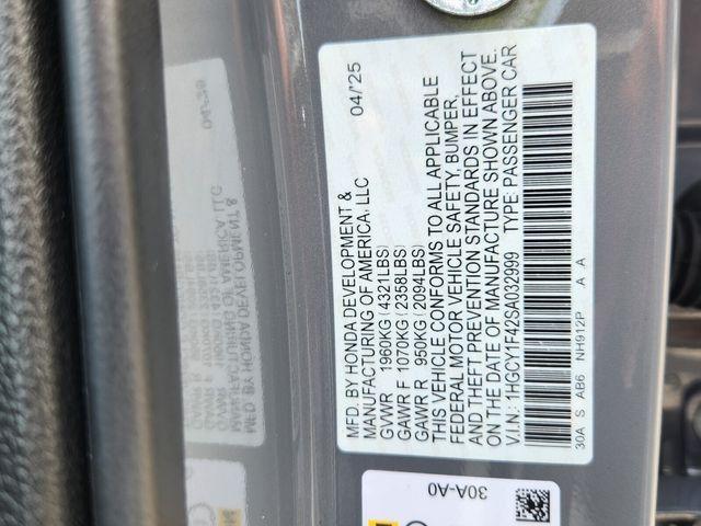 new 2025 Honda Accord car, priced at $30,965