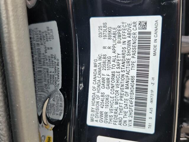 new 2025 Honda Civic Hybrid car, priced at $32,400