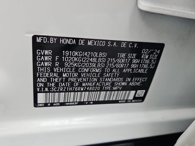 used 2024 Honda HR-V car, priced at $26,995