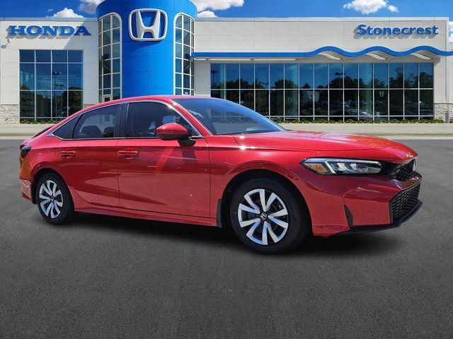 new 2025 Honda Civic car, priced at $24,700