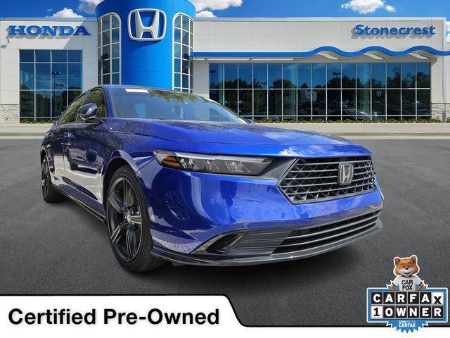used 2024 Honda Accord Hybrid car, priced at $31,847