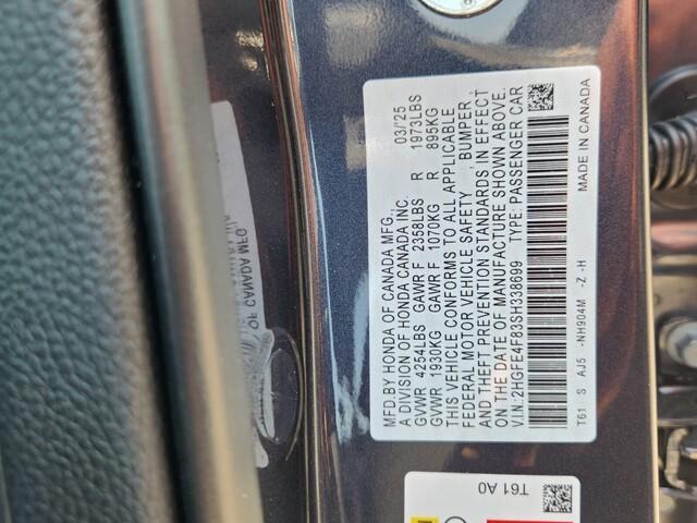 new 2025 Honda Civic Hybrid car, priced at $32,400
