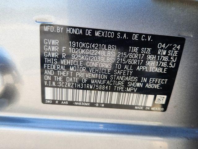 used 2024 Honda HR-V car, priced at $24,306