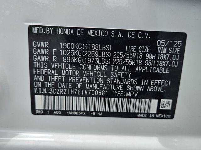 new 2026 Honda HR-V car