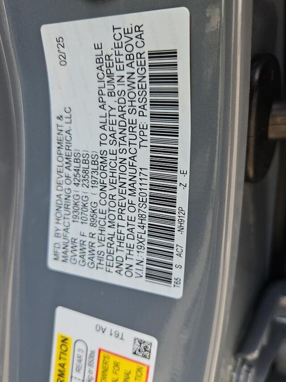 new 2025 Honda Civic Hybrid car, priced at $31,055
