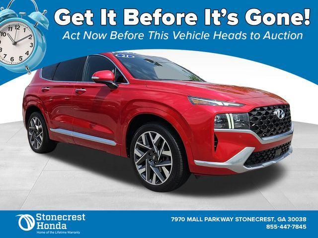 used 2022 Hyundai Santa Fe car, priced at $24,350