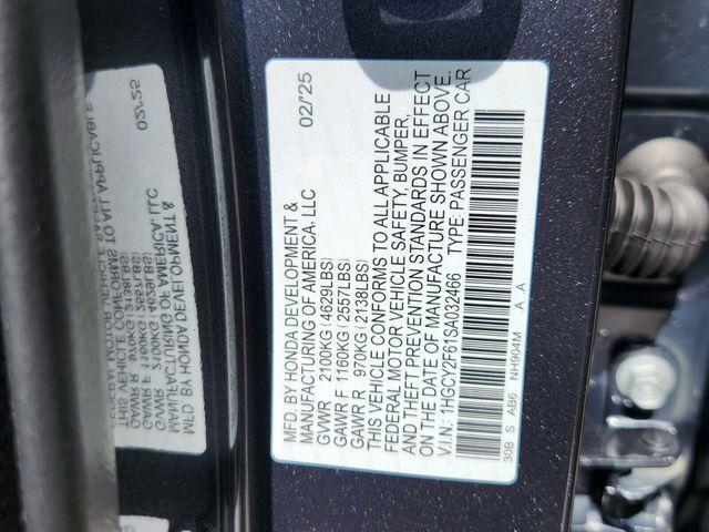 new 2025 Honda Accord Hybrid car, priced at $35,090