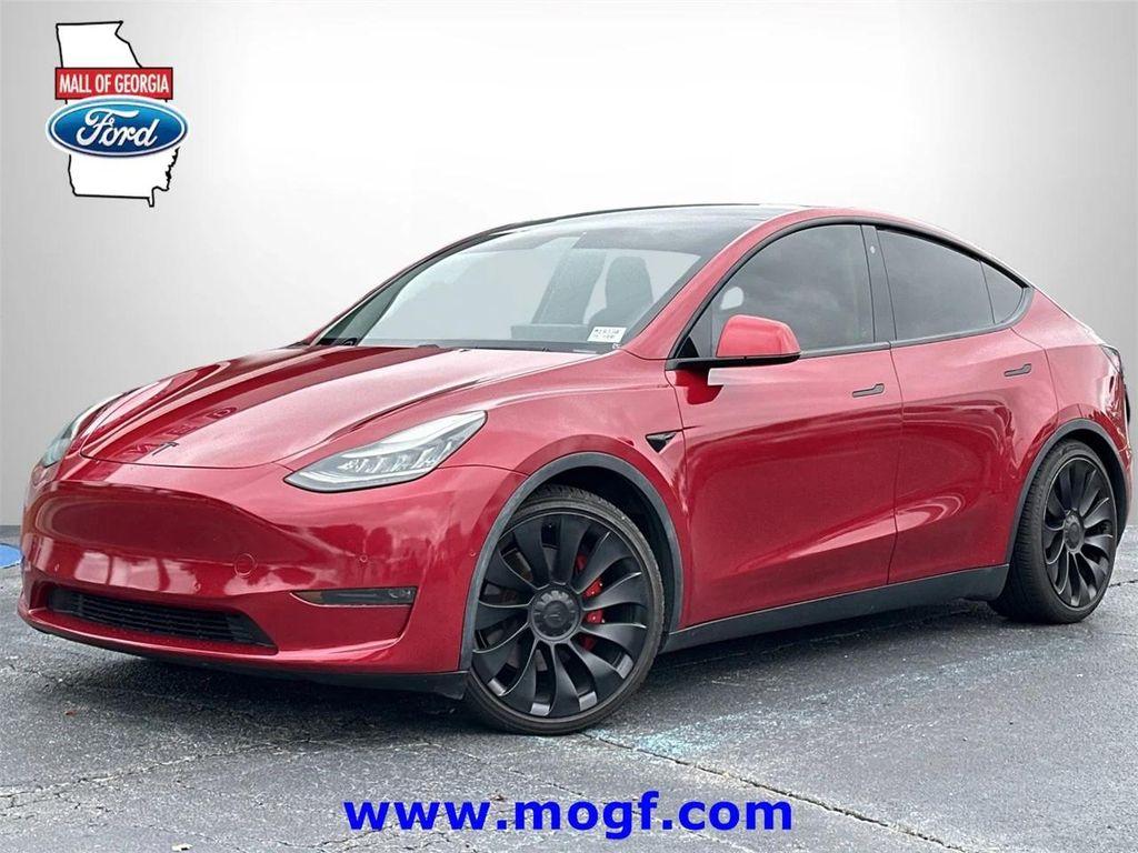 used 2020 Tesla Model Y car, priced at $23,995