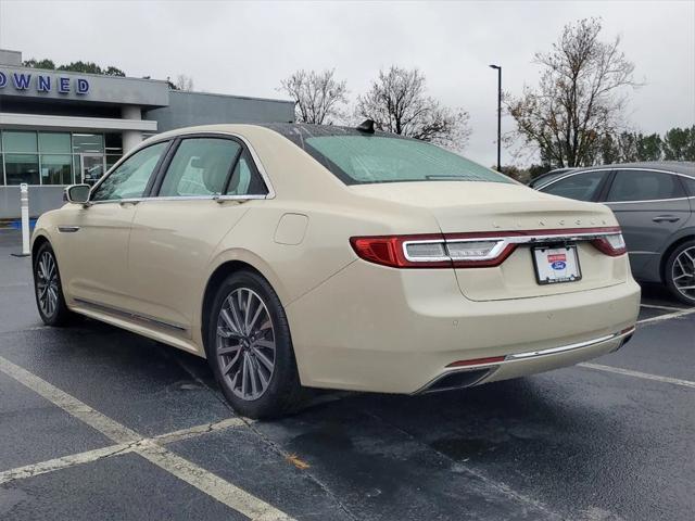 used 2018 Lincoln Continental car, priced at $19,495