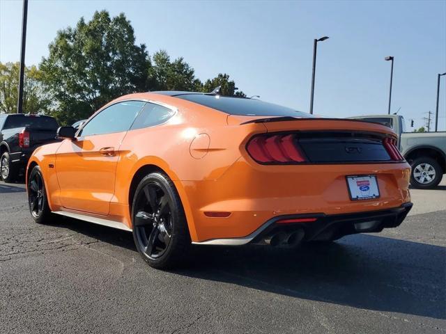 used 2021 Ford Mustang car, priced at $34,995