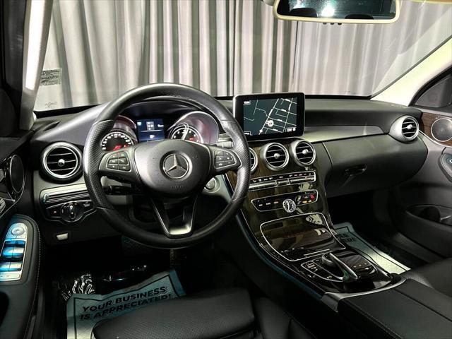 used 2018 Mercedes-Benz C-Class car, priced at $23,995