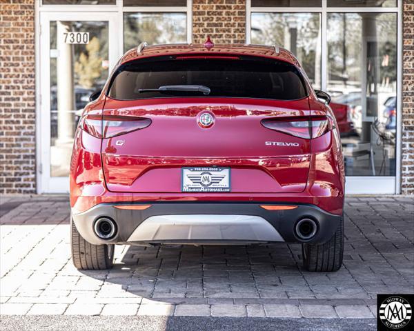 used 2018 Alfa Romeo Stelvio car, priced at $18,300