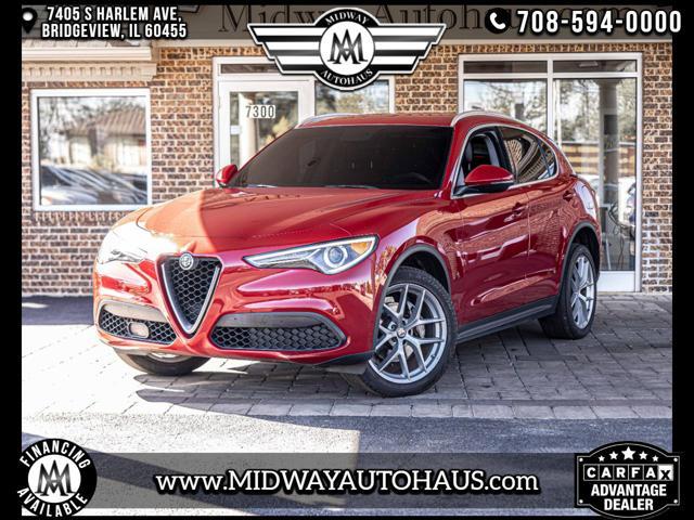 used 2018 Alfa Romeo Stelvio car, priced at $18,300