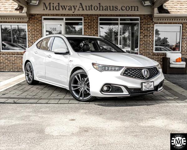 used 2018 Acura TLX car, priced at $18,995