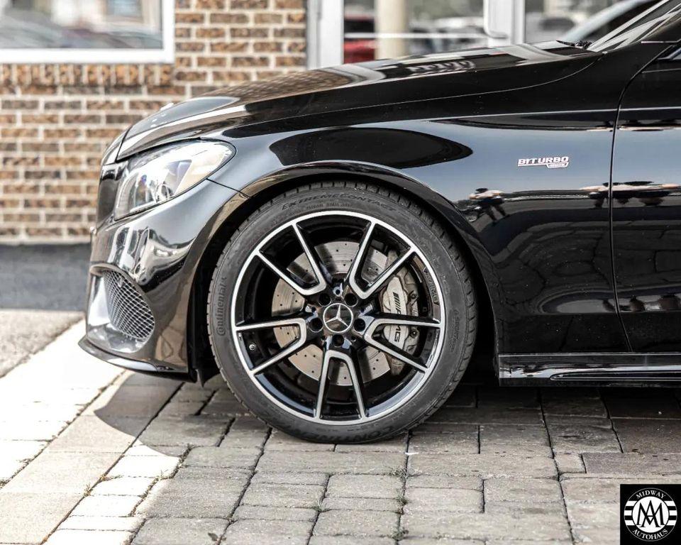 used 2017 Mercedes-Benz AMG C 43 car, priced at $23,995