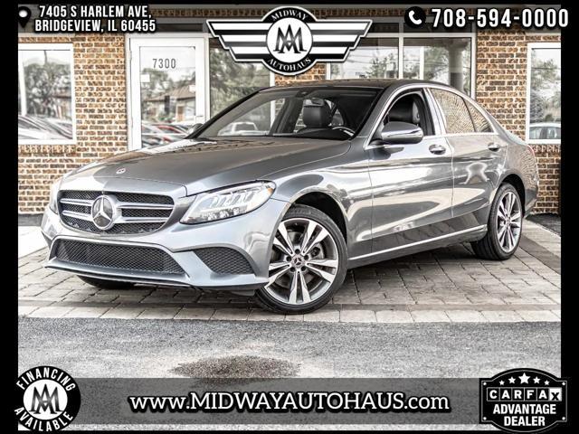 used 2021 Mercedes-Benz C-Class car, priced at $19,995
