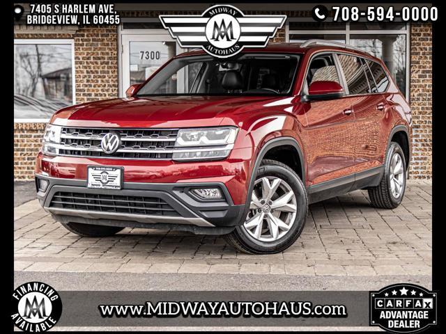 used 2018 Volkswagen Atlas car, priced at $18,495