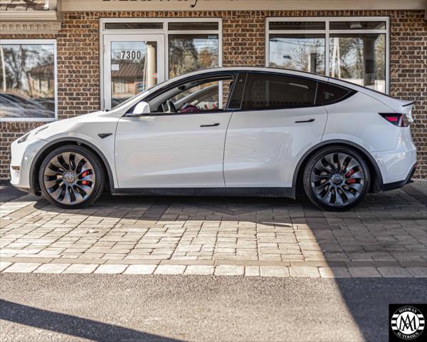 used 2022 Tesla Model Y car, priced at $34,995