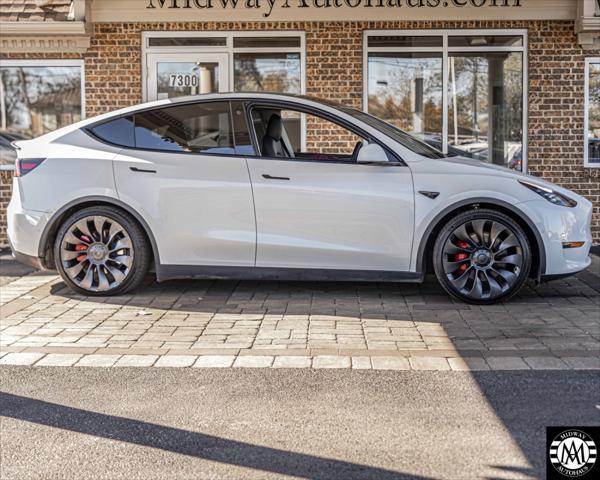 used 2022 Tesla Model Y car, priced at $34,995