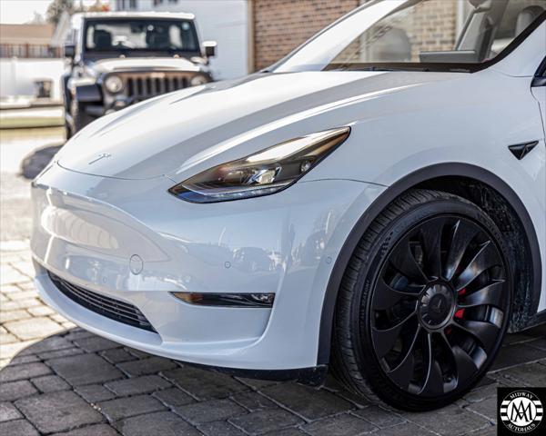 used 2022 Tesla Model Y car, priced at $34,995