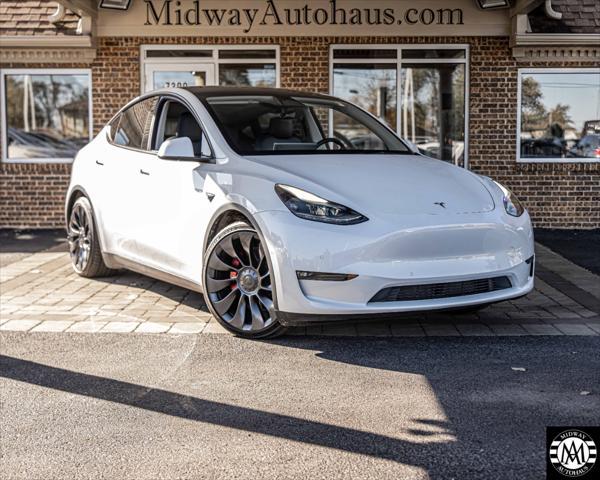 used 2022 Tesla Model Y car, priced at $34,995