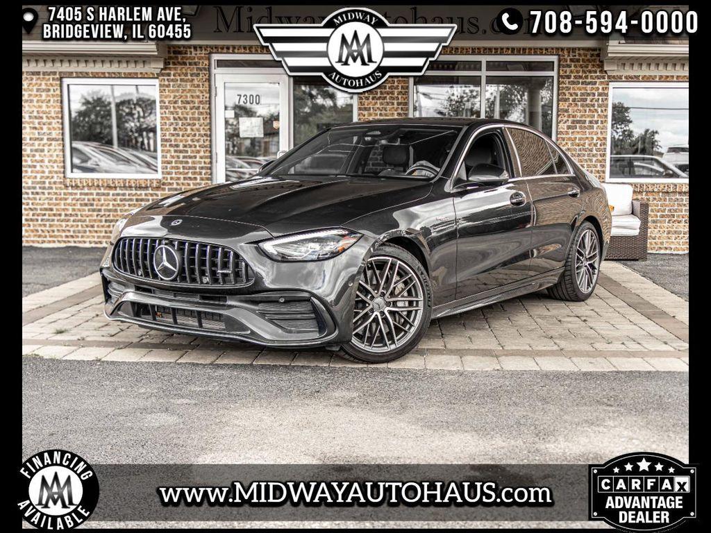 used 2023 Mercedes-Benz AMG C 43 car, priced at $45,480