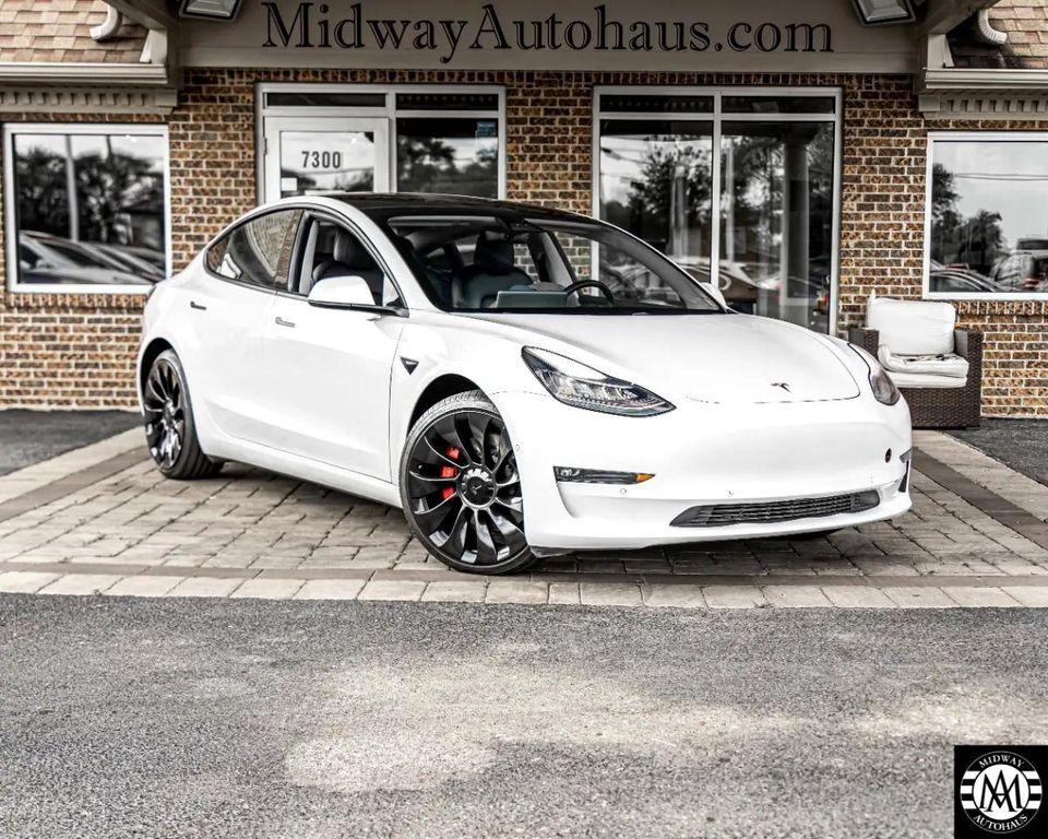 used 2021 Tesla Model 3 car, priced at $25,495