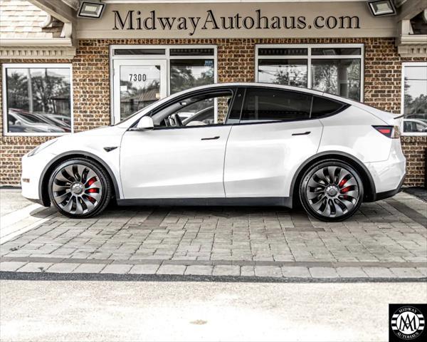 used 2020 Tesla Model Y car, priced at $27,995