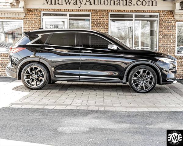 used 2021 INFINITI QX50 car, priced at $26,995
