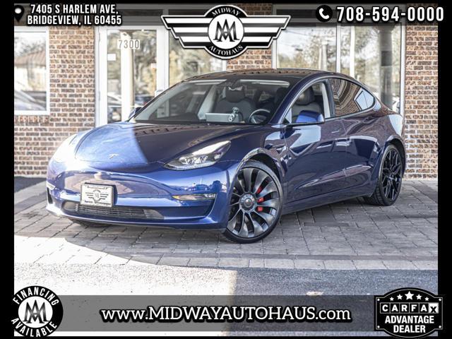 used 2023 Tesla Model 3 car, priced at $31,190